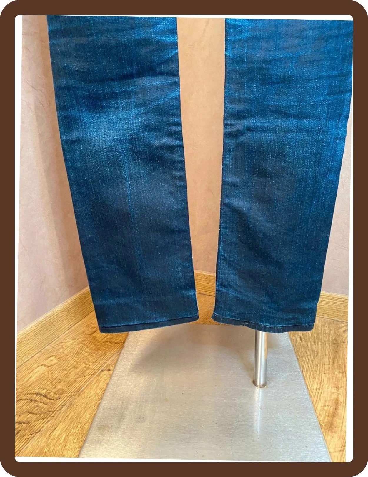 Jeans brutos retos Kaporal 5 T38 Modelo BONY Regular, denim autêntico e elástico – photo 6